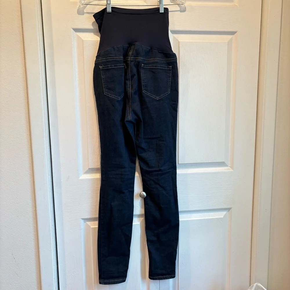 Indigo Blue Skinny Maternity Jeans - Size Maternity Large